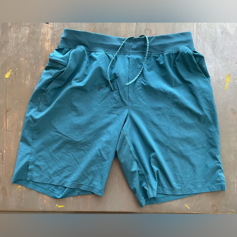 Lululemon License to Train Short 7” *LL Linerless Teal Blue